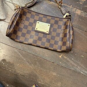Damier brown cross body bag